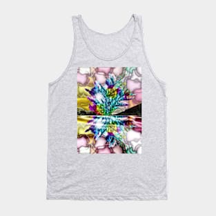 Colorful Tree Reflection Tank Top